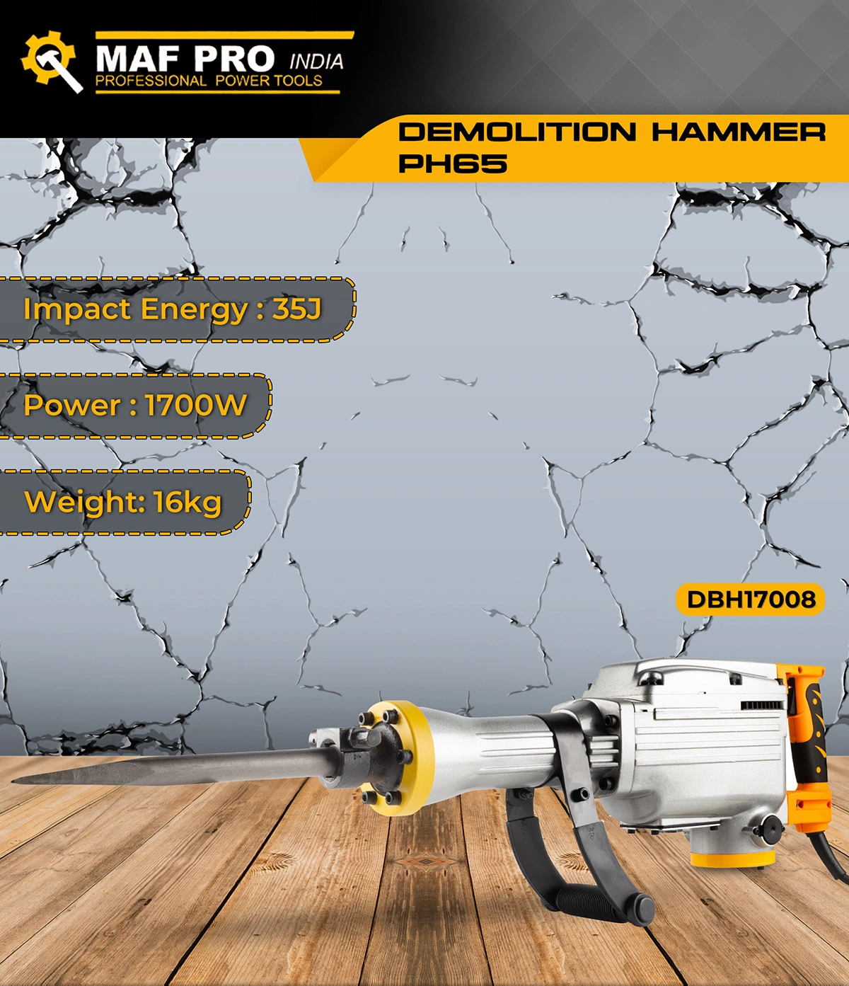 Demolition Hammer 16kg - Image 5